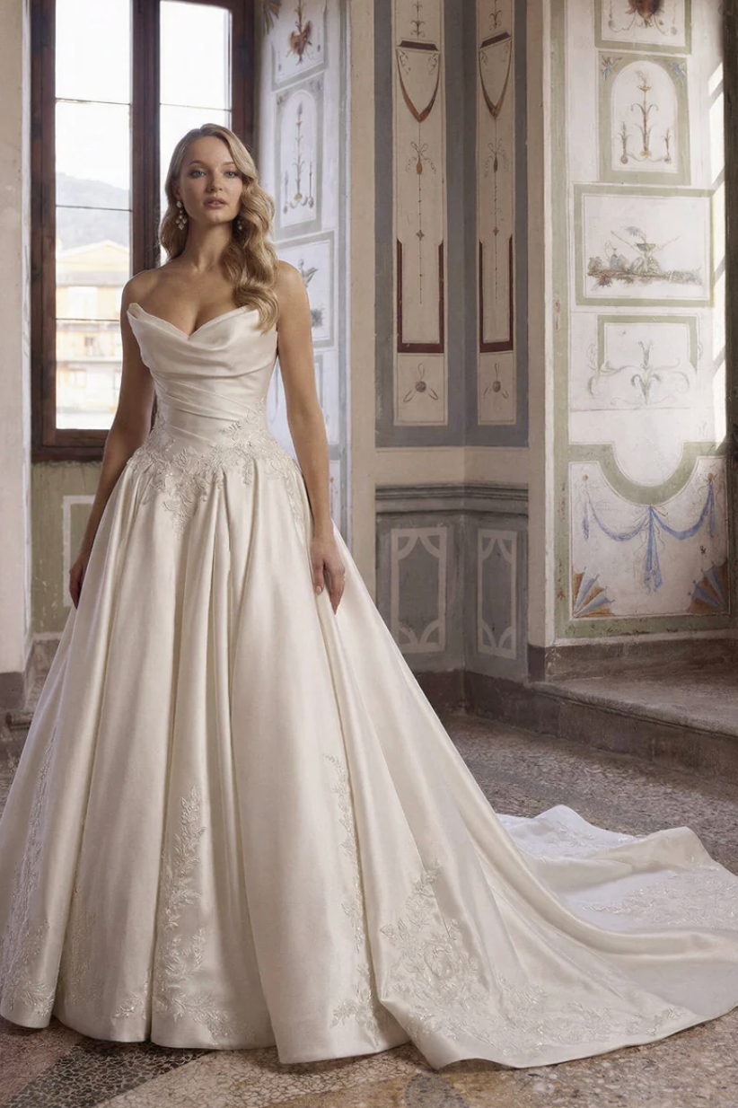 Almond Wedding Dress