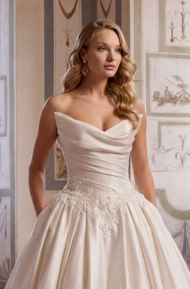 Almond Wedding Dress